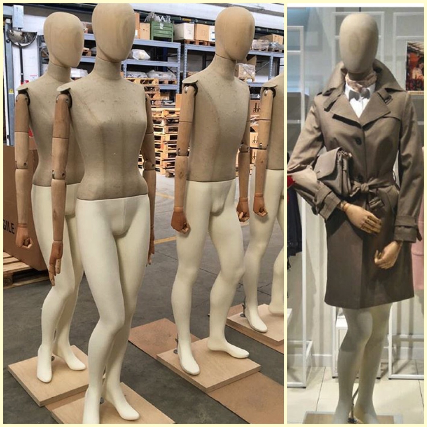 Extra busty mannequins